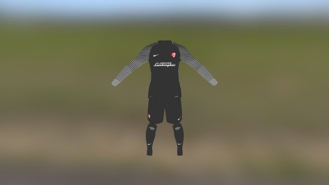 AS Firenze Goalkeeper PES2017 3D Model