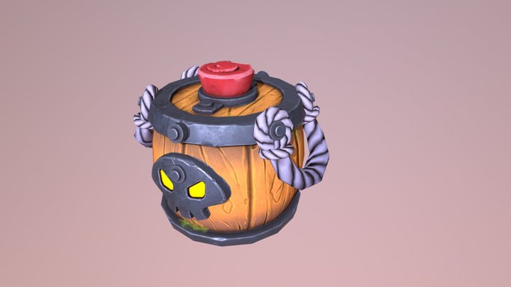 Barrel 3D Model