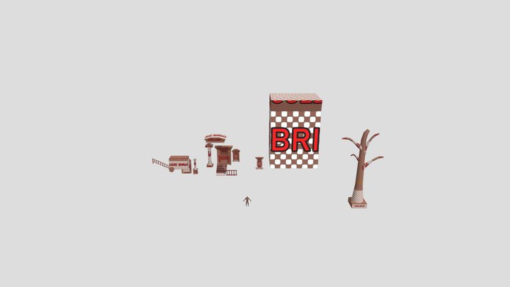 Modularity Building Pieces 3D Model