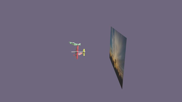 Paper Airplane (4) 3D Model