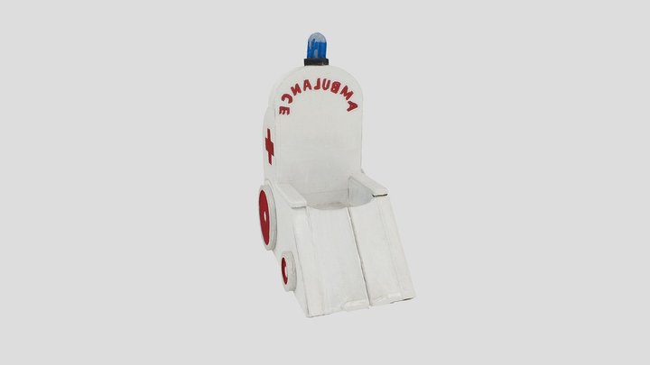 Prop model of wheelchair/ambulance 3D Model