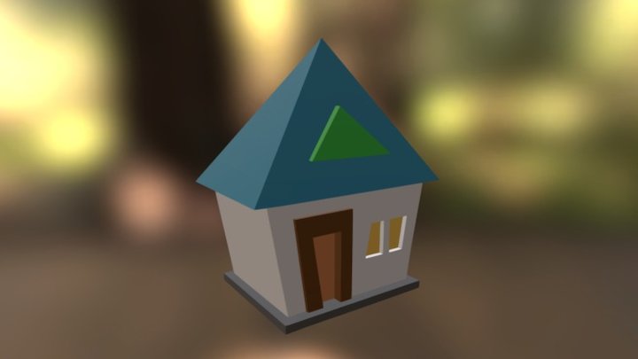 House Eight (Blue) 3D Model