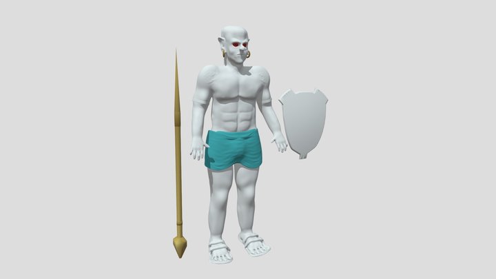 orc guard 3D Model