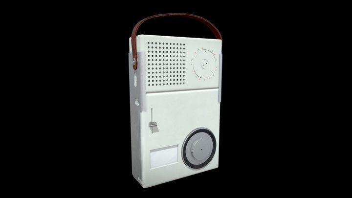 Pocket Radio Dieter Rams Braun 3D Model