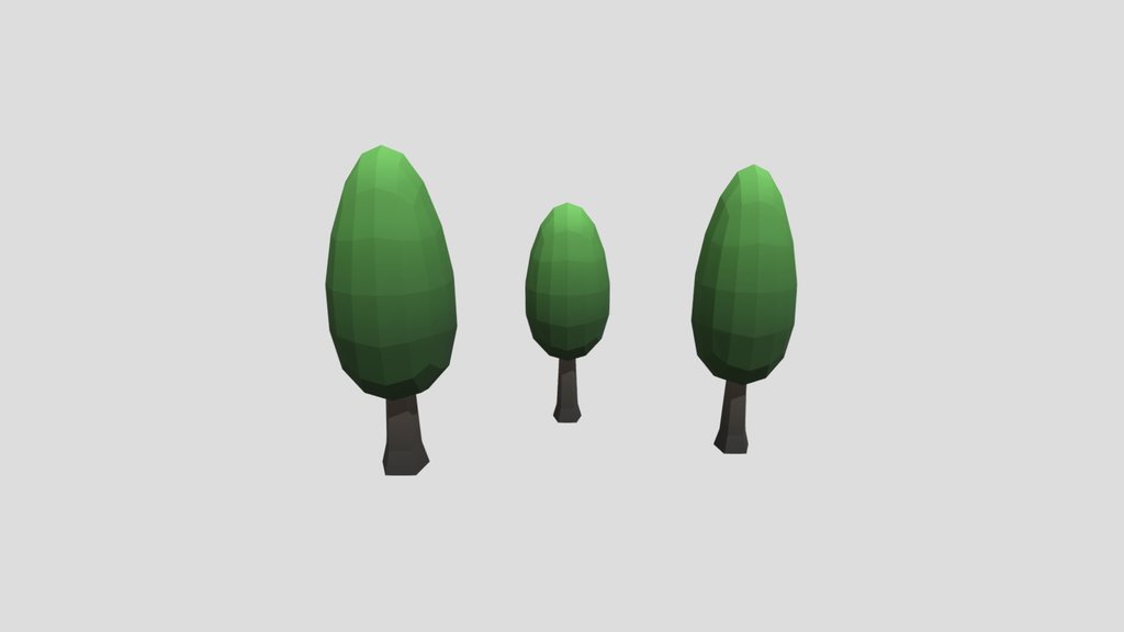 Low Poly Trees !!