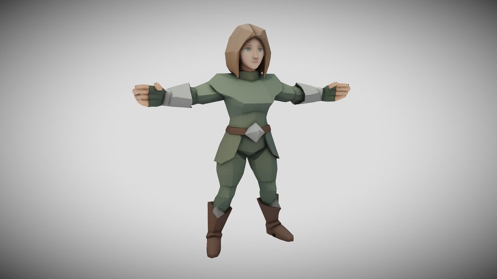Lowpoly Adventurer Kim