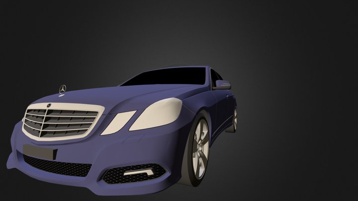Mercedes Menz E500 3D Model