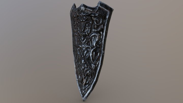 Dark Knight Shield - Dark Souls III Fan Art 3D Model