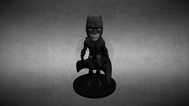 Chibi Batman 3D Model