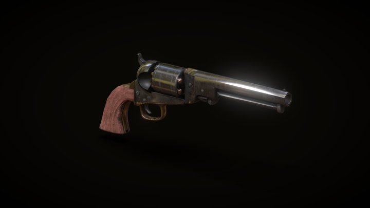 Colt Navy 1851 – Free 3D Model STL