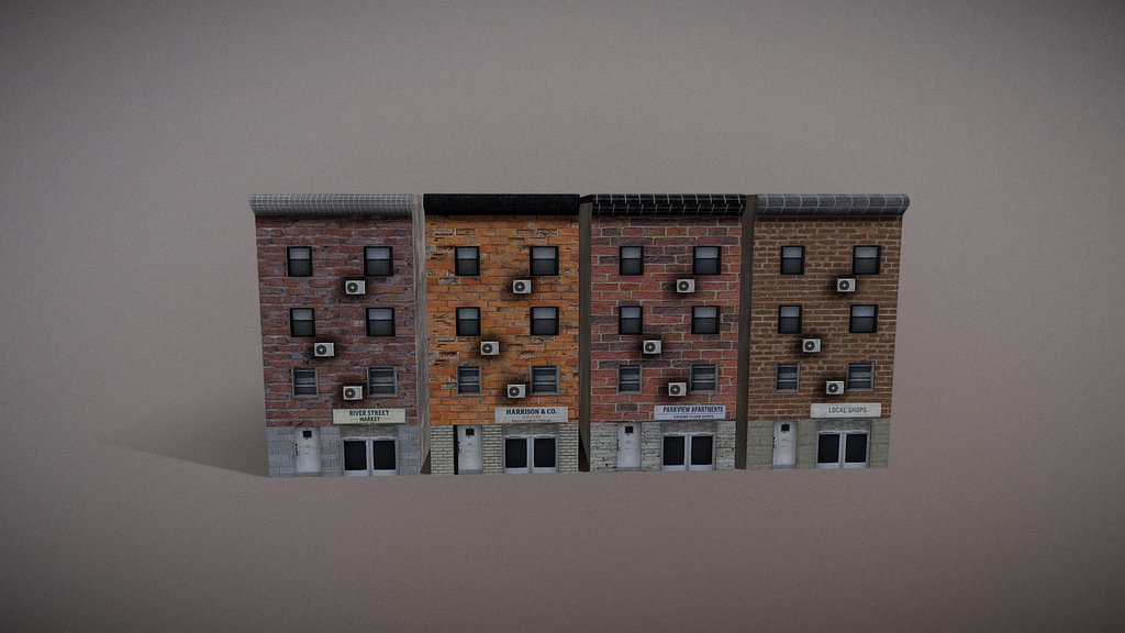 Marvel City buildings - A 3D model collection by Spungis - Sketchfab