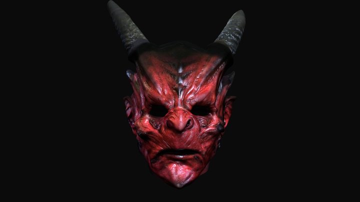 Demon Mask 3D Model