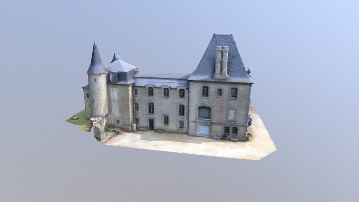 Château de Kerisper HD 3D Model