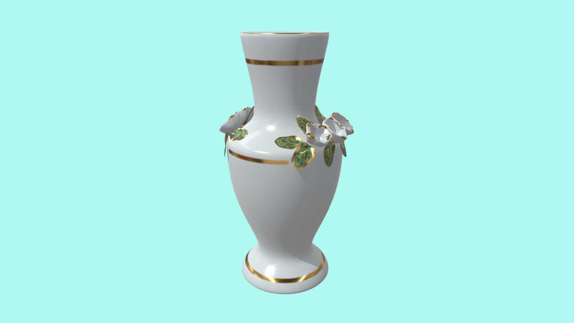 Vase with Roses