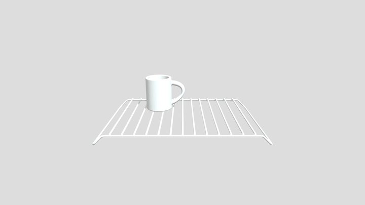 Dishrack assembly 3D Model