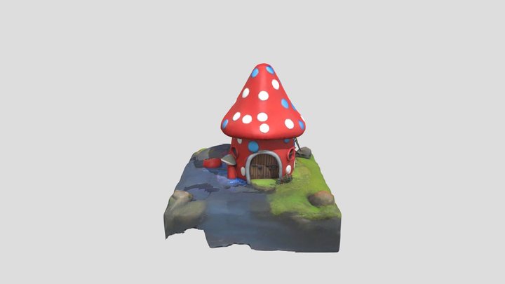 shroom home 3D Model