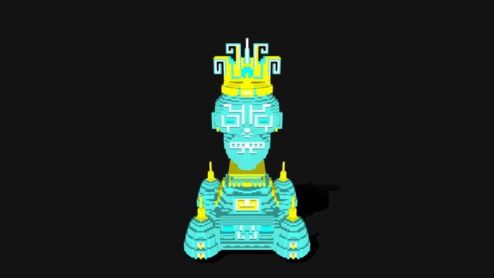 MAYA STATUE 3D Model