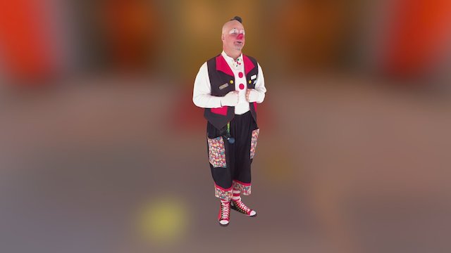 KRAZY the Clown 3D Model