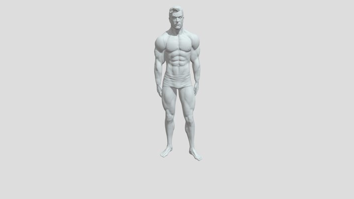 Neck Stretching 3D Model