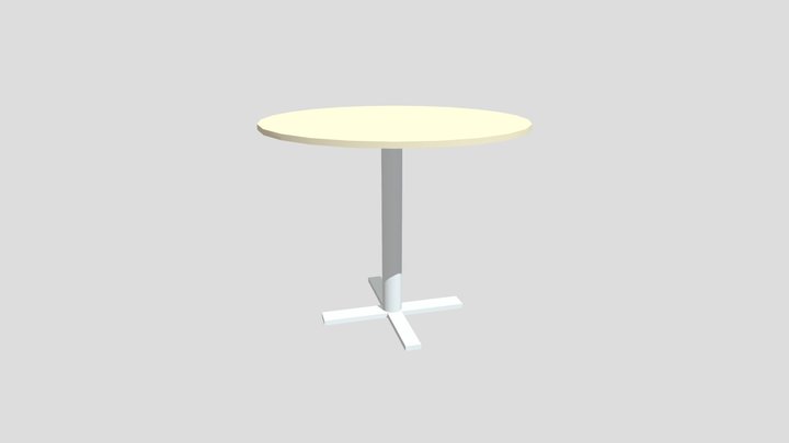 Mesa redonda 3D Model