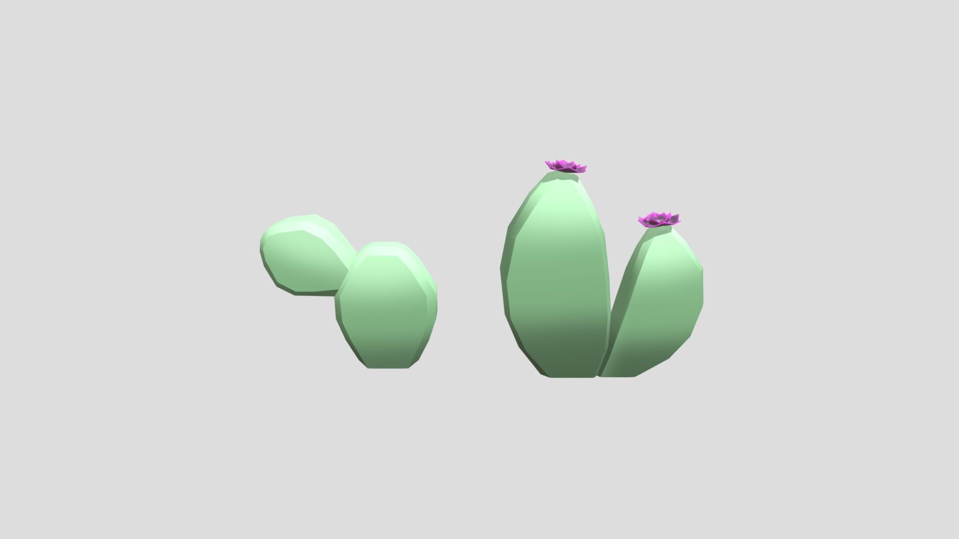 Small Cacti - 3D model by MoonlightART [1376c55] - Sketchfab