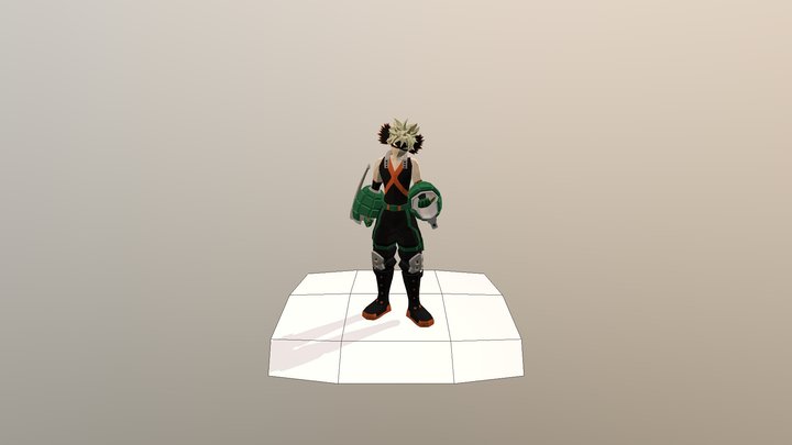 Katsuki Bakugo - Boku no Hero Academia 3D Model