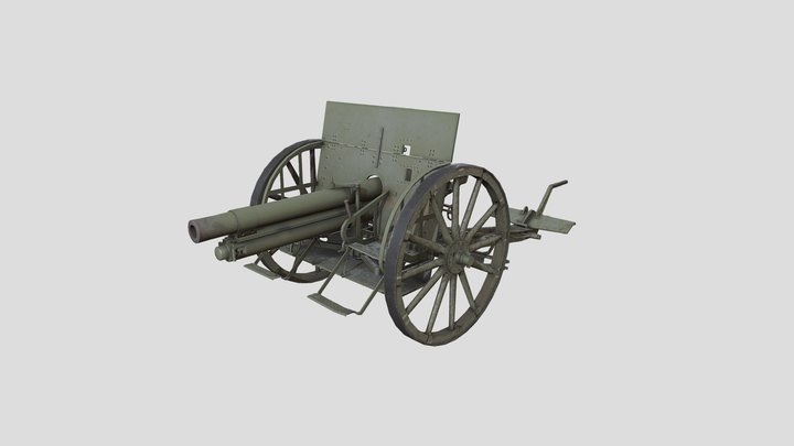 Feldkanone8cmM5 3D Model