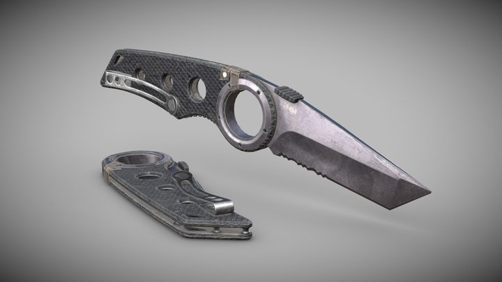 Knackered Knife 3D Model