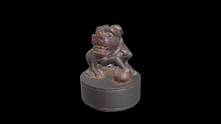 해태봉인 3D Model