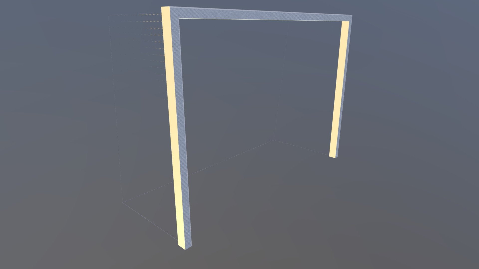 Arco de fútbol — Sketchfab embed 3D viewer