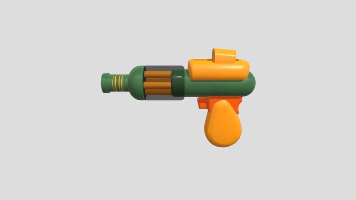 Laser Toy Gun 3D Model