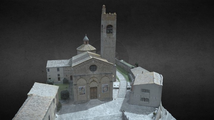 Basilica Sant'Agata, Toscana. Italy 3D Model