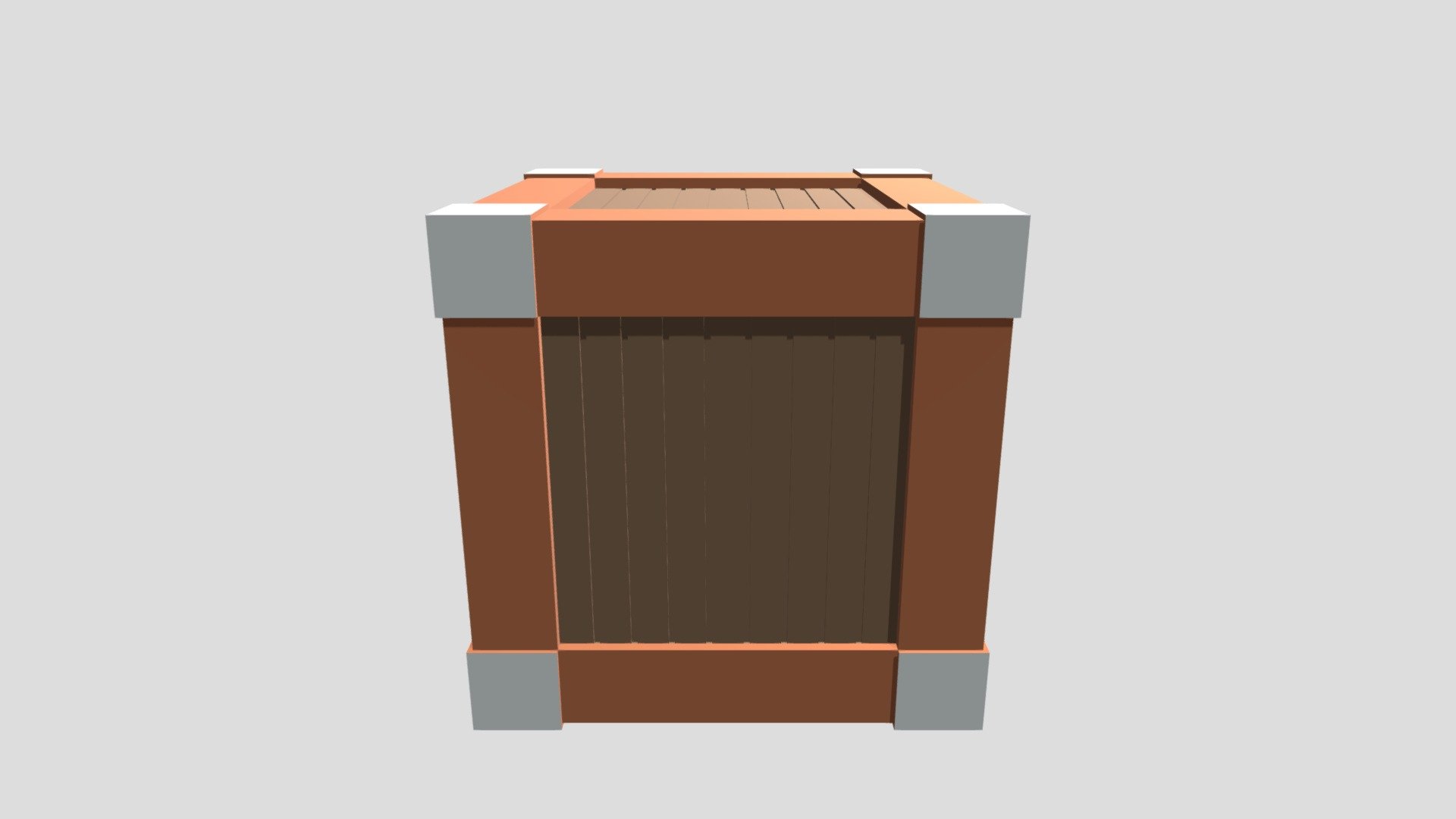 Wooden Crate lit