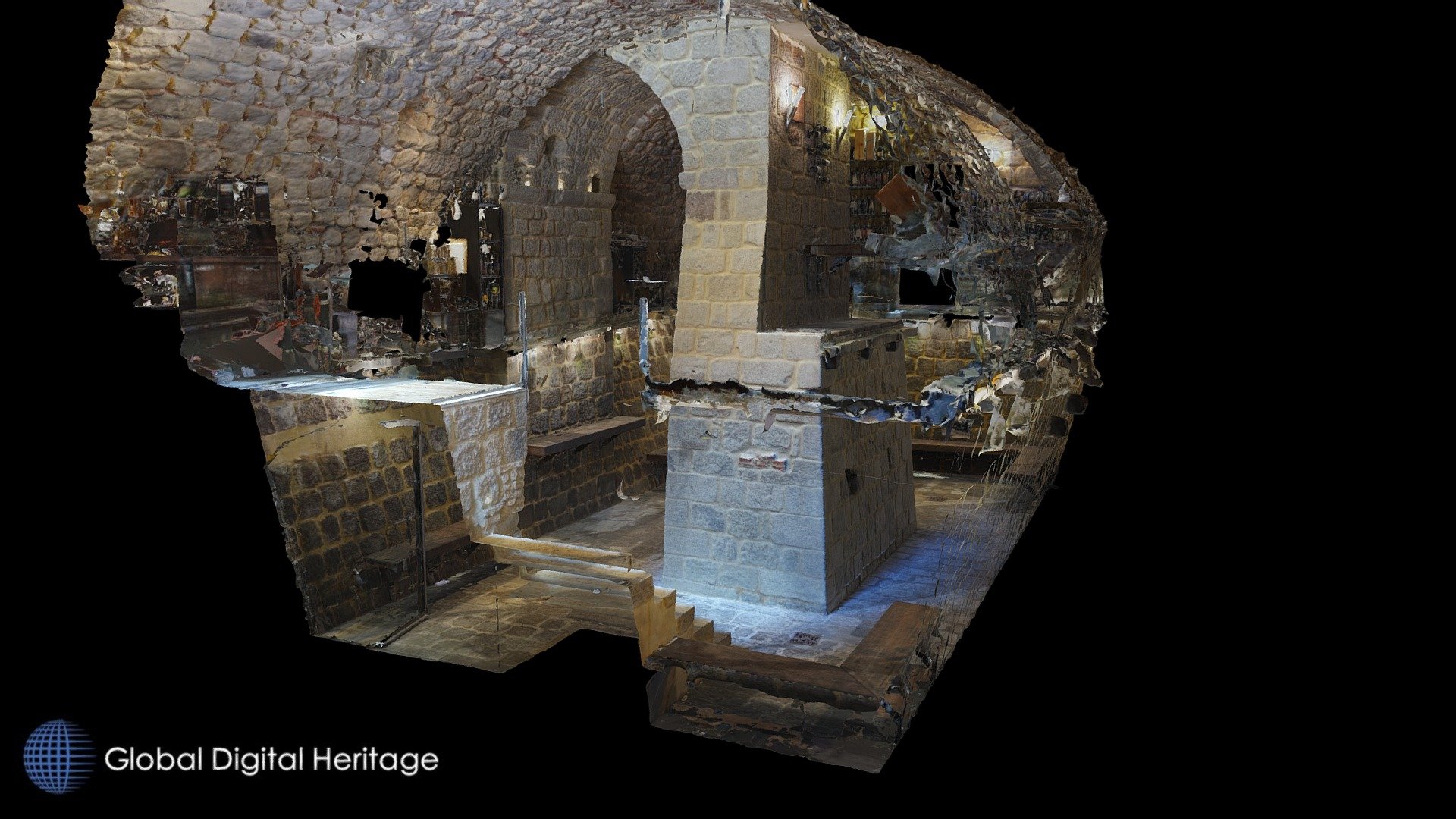 Remnant of the Medieval Santa Fiora Drawbridge