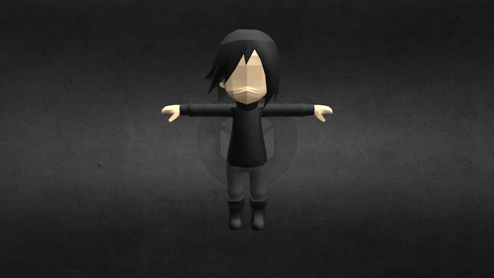 Lowpoly Male 3D Model
