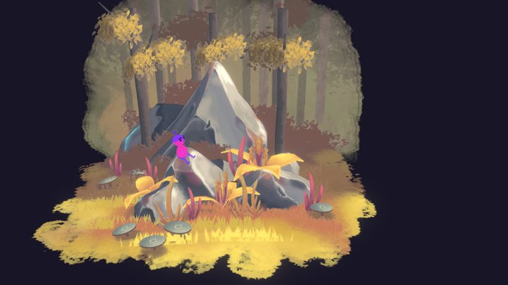 Lost Boy | Forrest Scene 3D Model