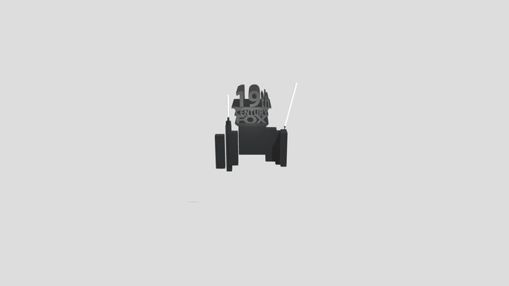 19th Century Fox Logo Remake 3D Model