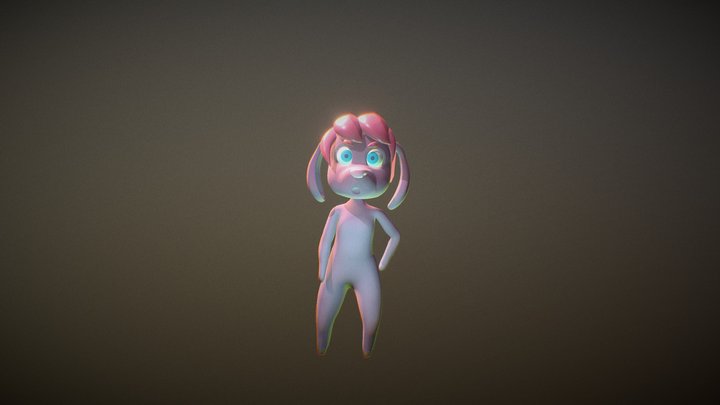 DOG bulldy 3D Model