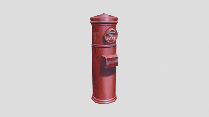 Japanese Mailbox 3D Model
