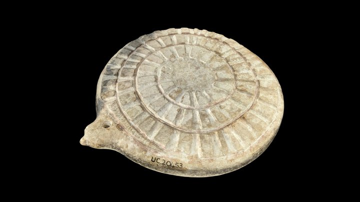 Ancient Egyptian Mehen game board, Petrie Museum 3D Model