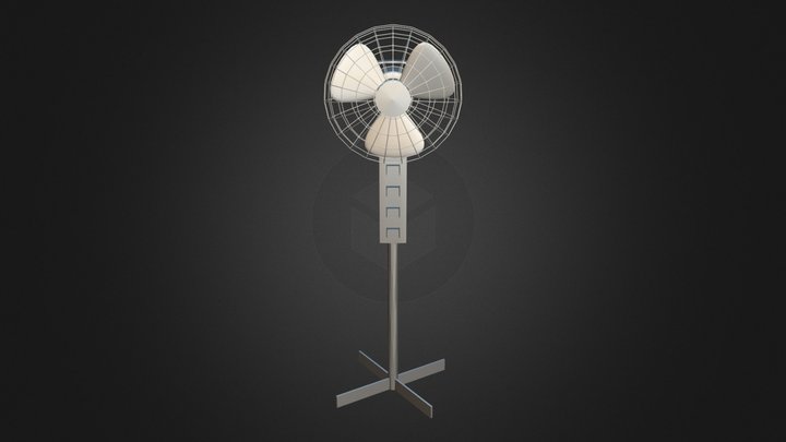 Ventilador Coluna 3D Model