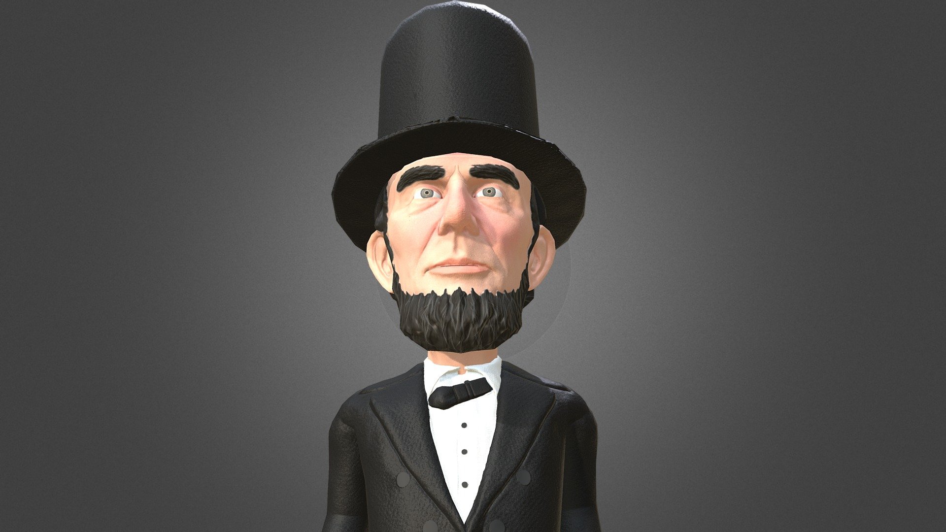 Abraham Lincoln caricature low poly 3d asset - Buy Royalty Free 3D model by  TomVeg (@tomislavveg) [137d225]