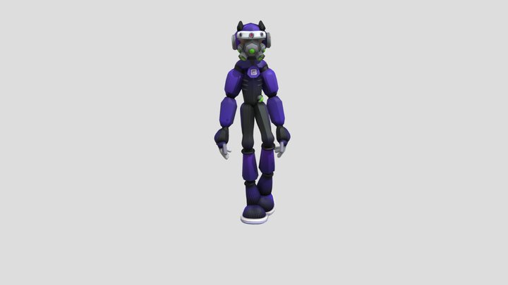 UB Avatar Walk Cycle 3D Model