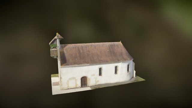 Eglise de Bétracq 3D Model