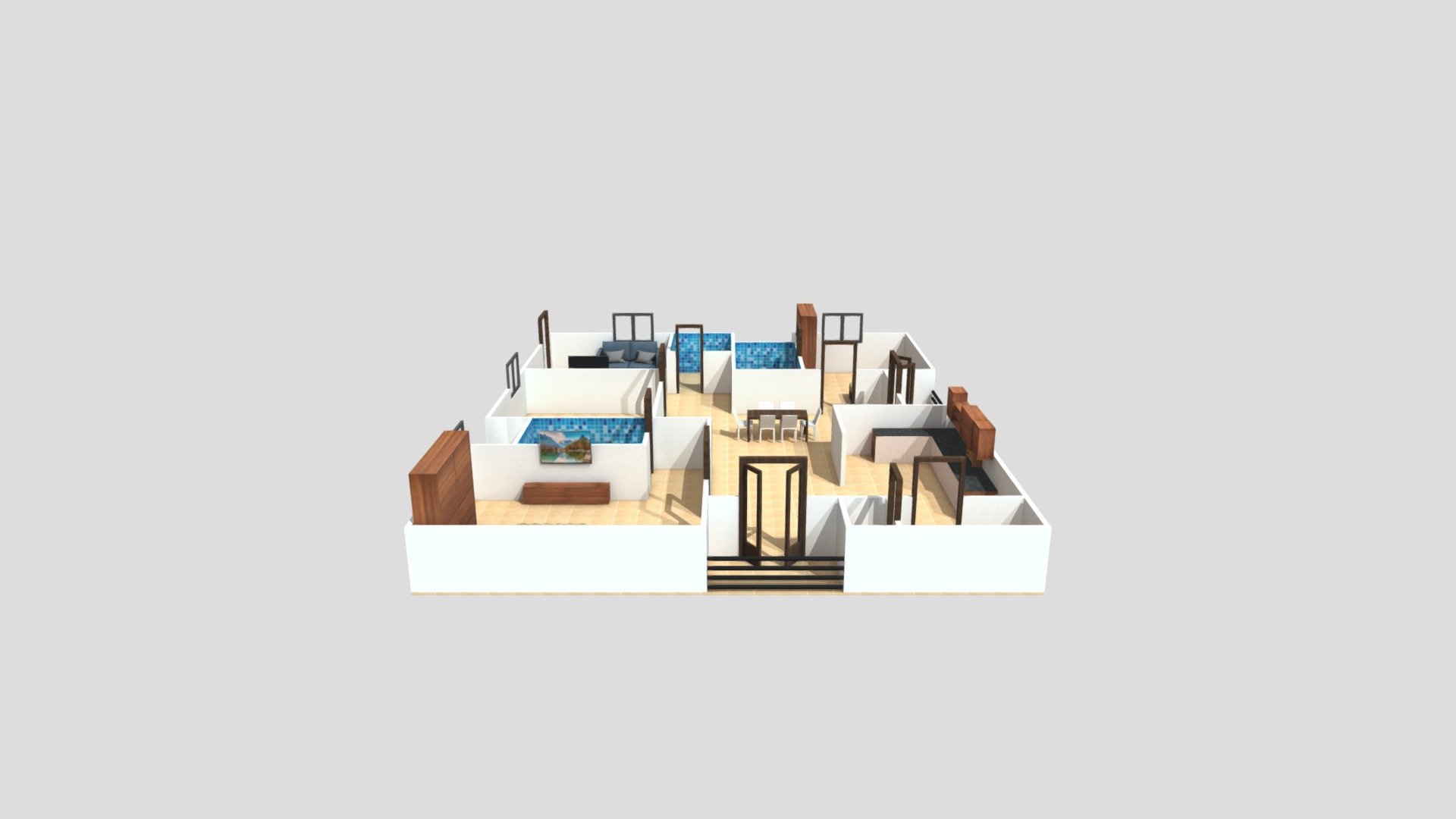 3 BHK ULTIMA UNIT 5 WEST FACING 2188 SQ.FT