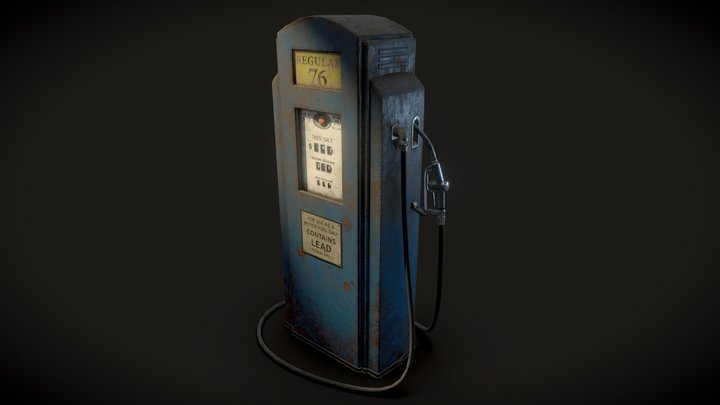 Gas Pump 3D Model