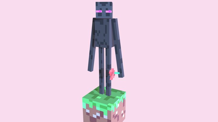 Minecraft Enderman 3D Model 3D Model