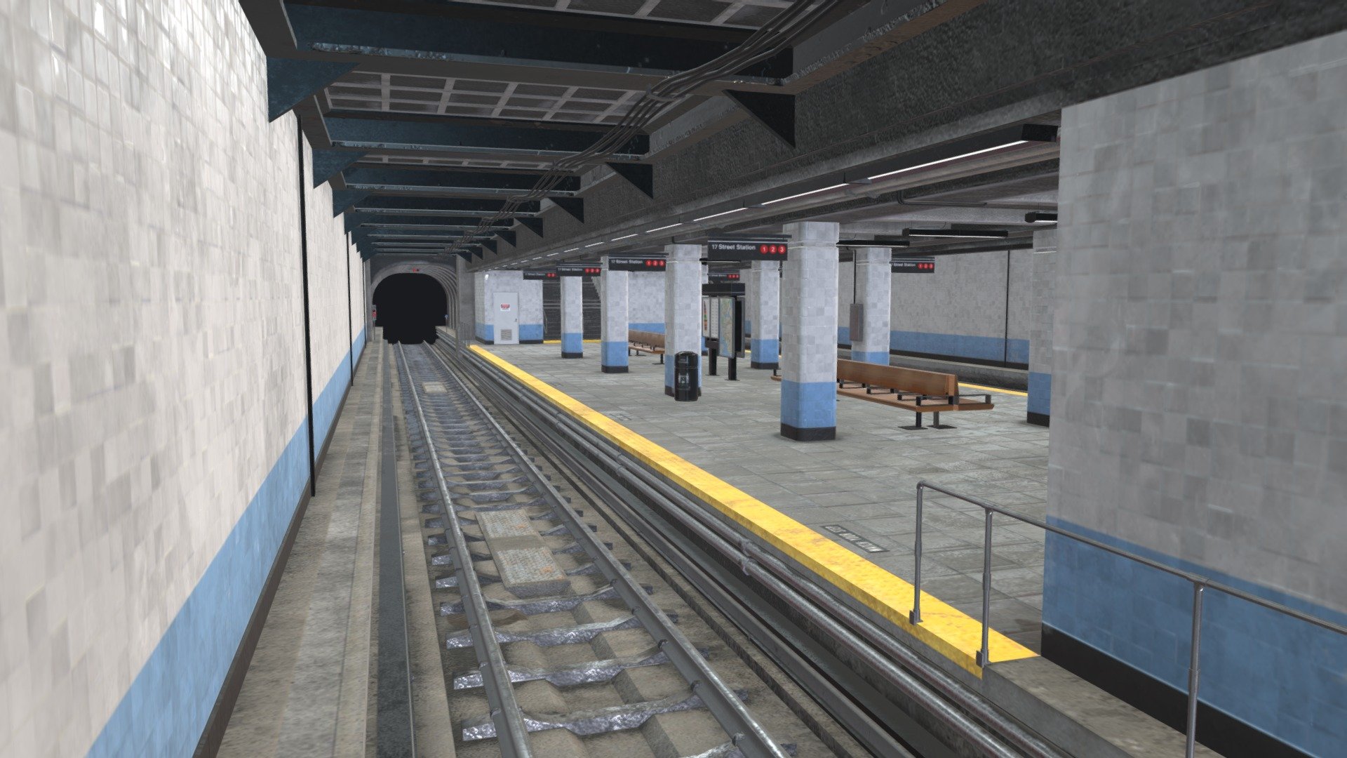 NYC Subway Station Low Poly - Buy Royalty Free 3D model by Desertsage ...