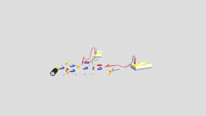 circuit R L C 3D Model