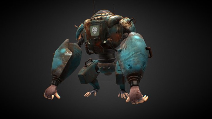 RoboChimp Mk. III 3D Model